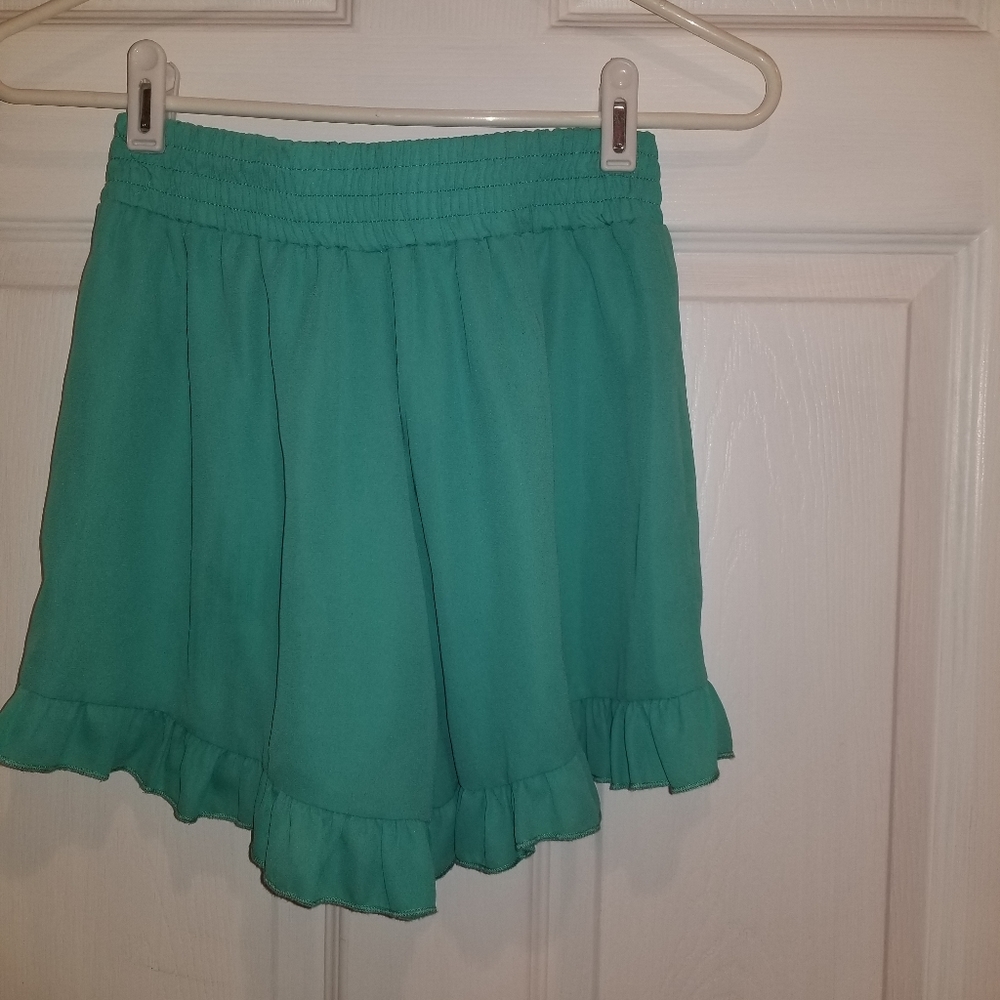 Women's shorts teal